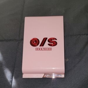 ONE/SIZE Blush Pink Compact with Red Logo
